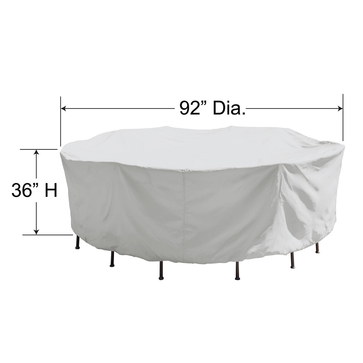 Treasure Garden 54 Round Table Chairs Cover