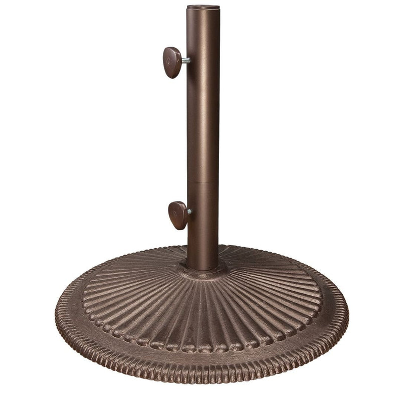 50lbs Cast Iron Classic Umbrella Base: Bronze