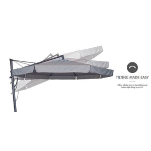 13' Octagon Cantilever Plus - Sunbrella Fabric