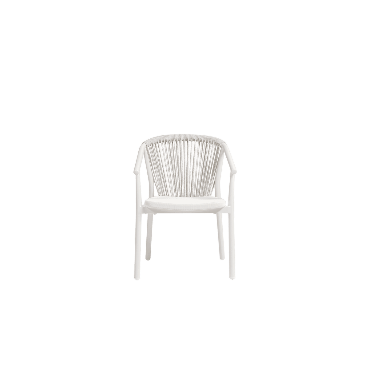 Trinity Dining Arm Chair White