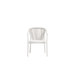 Trinity Dining Arm Chair White