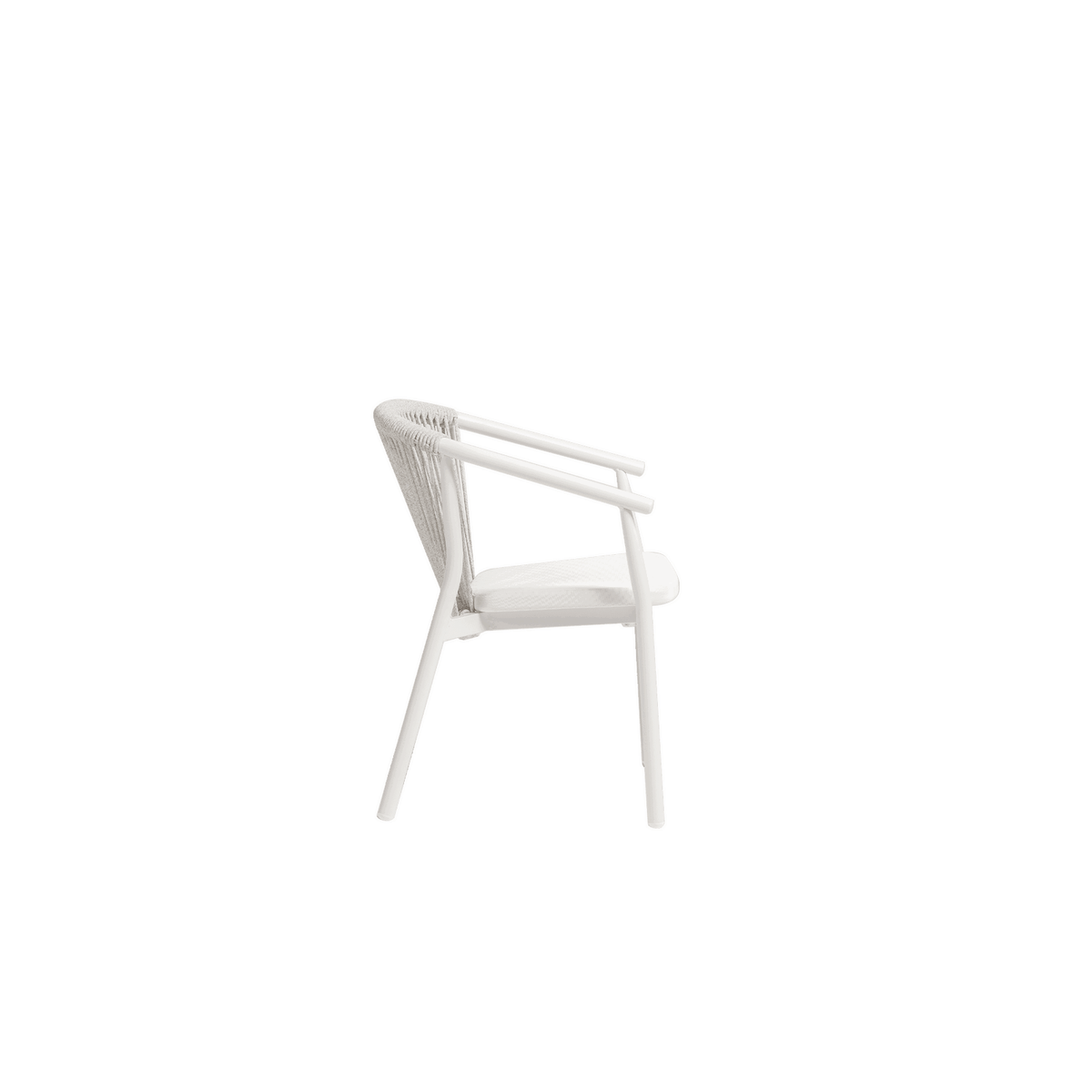 Trinity Dining Arm Chair White