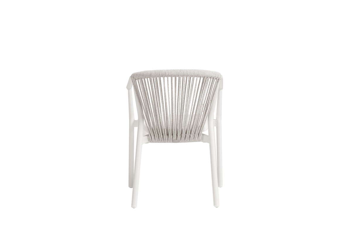 Ratana Trinity Dining Arm Chair White