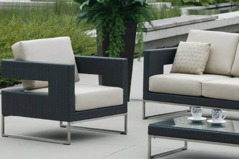 Ratana Vilano collection on patio