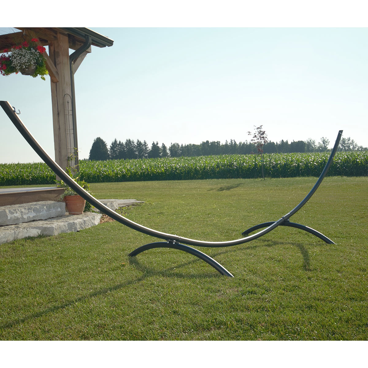 Vivere 15ft Arc Steel Hammock Stand