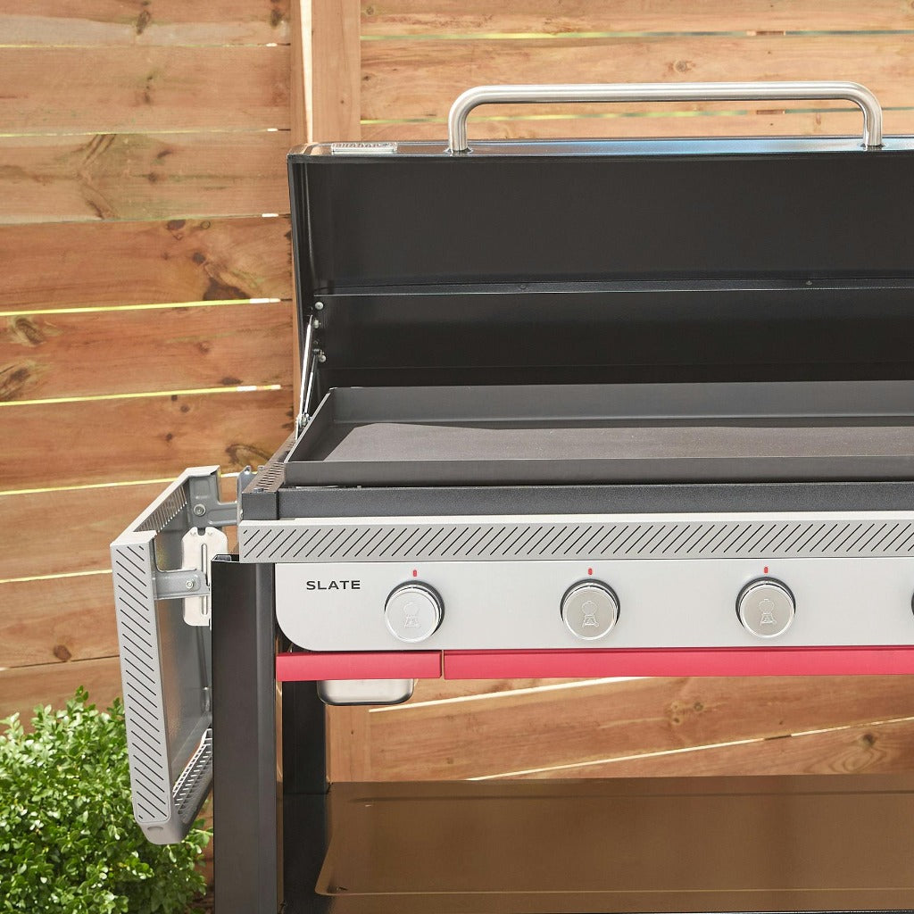 Slate 36" Rust-Resistant Griddle - Open Cart (Natural Gas)
