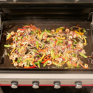 Slate 36" Rust-Resistant Griddle - Open Cart (Propane)