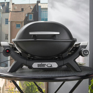Weber Q 1000N Gas Grill - Midnight Black