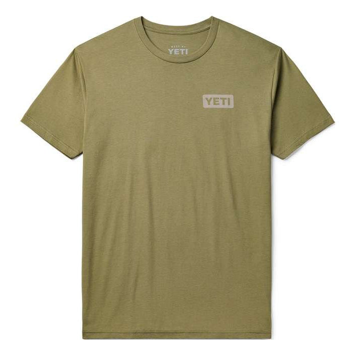 Antler Badge Short Sleeve T-Shirt Military Green