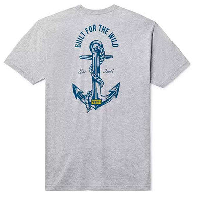 Yeti Open Seas Short Sleeve T-Shirt Heather Grey