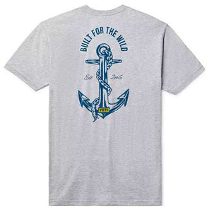 Yeti Open Seas Short Sleeve T-Shirt Heather Grey