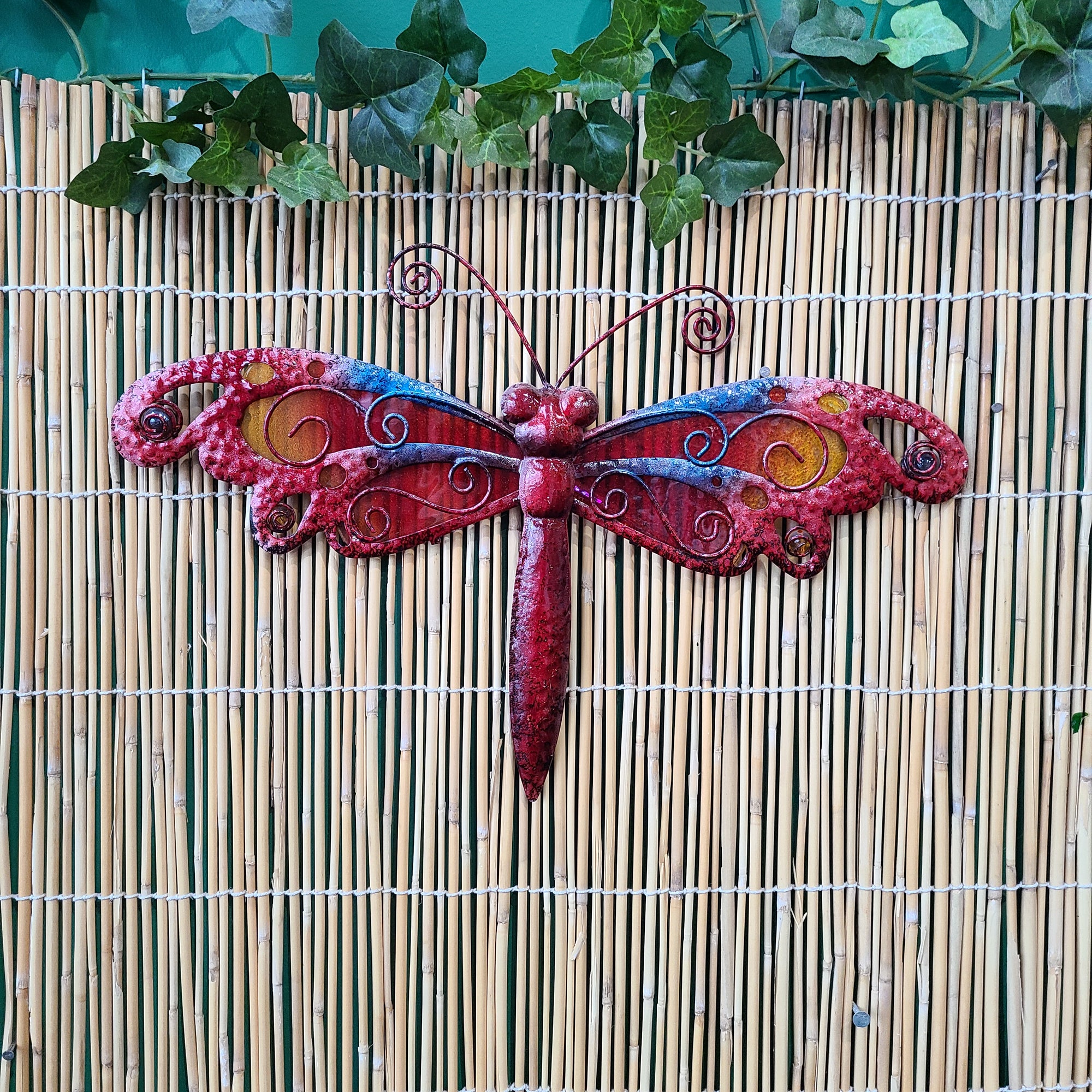 Wall Art Red Dragonfly