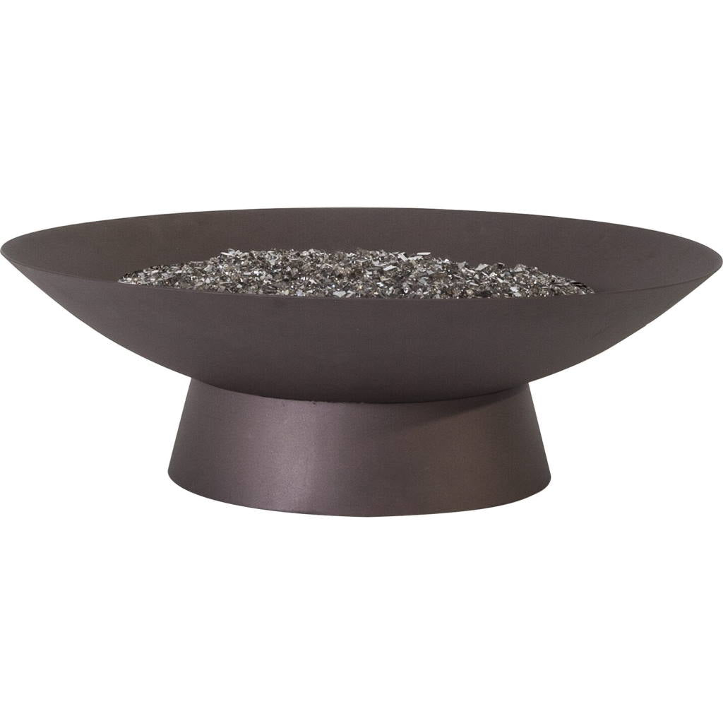 36" Round Occasional Height Basso Fire table - Graphite
