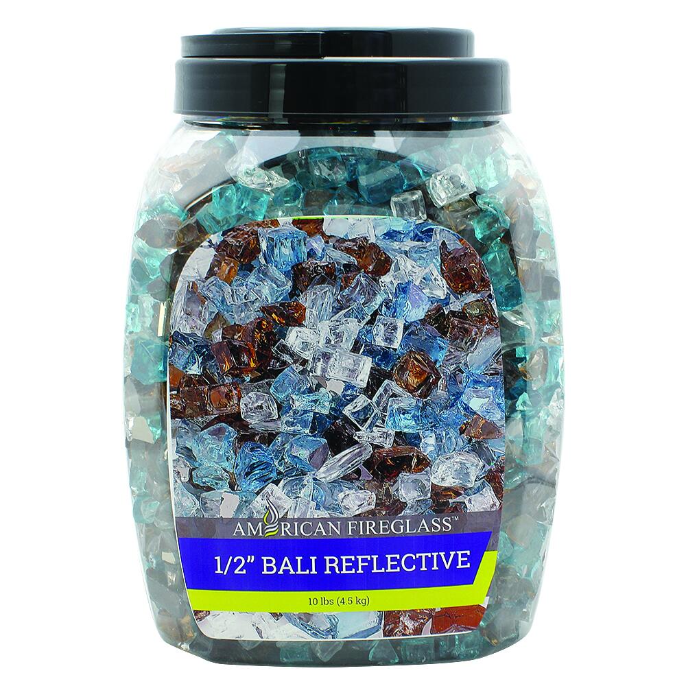 1/2" Reflective Fire Glass 10 lbs