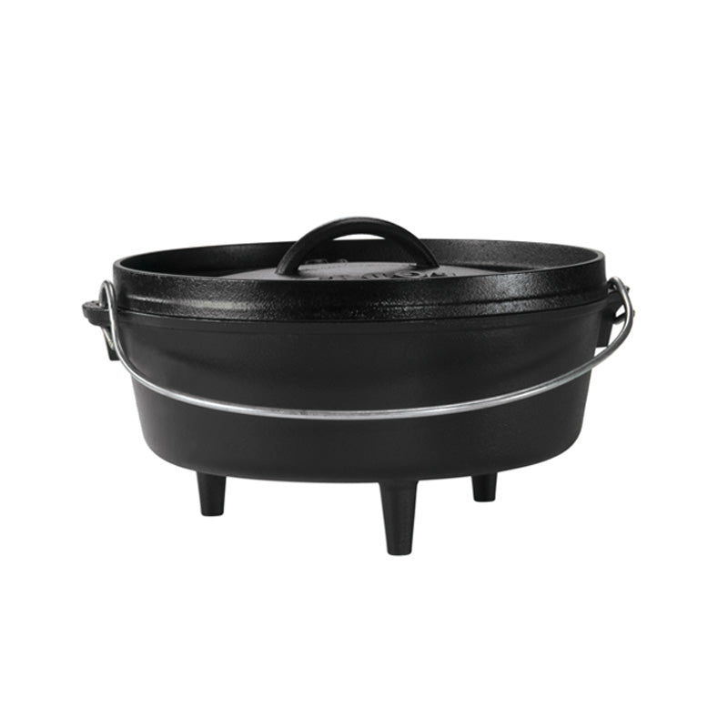 Lodge Chef Logic Cast Iron Deep Camp Dutch Oven 10qt/14"