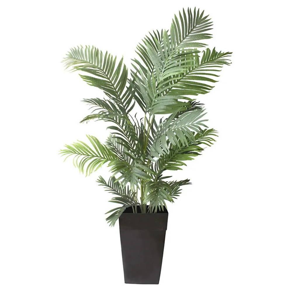 silk areca palm Potted Areca Palm Tree - Silk Plant