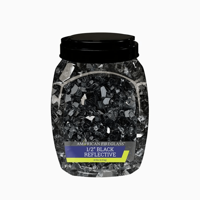 1/2" Reflective Fire Glass 10 lbs