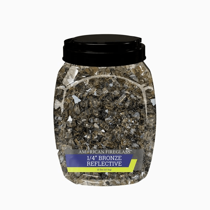 1/4" Reflective Fire Glass 10 lbs