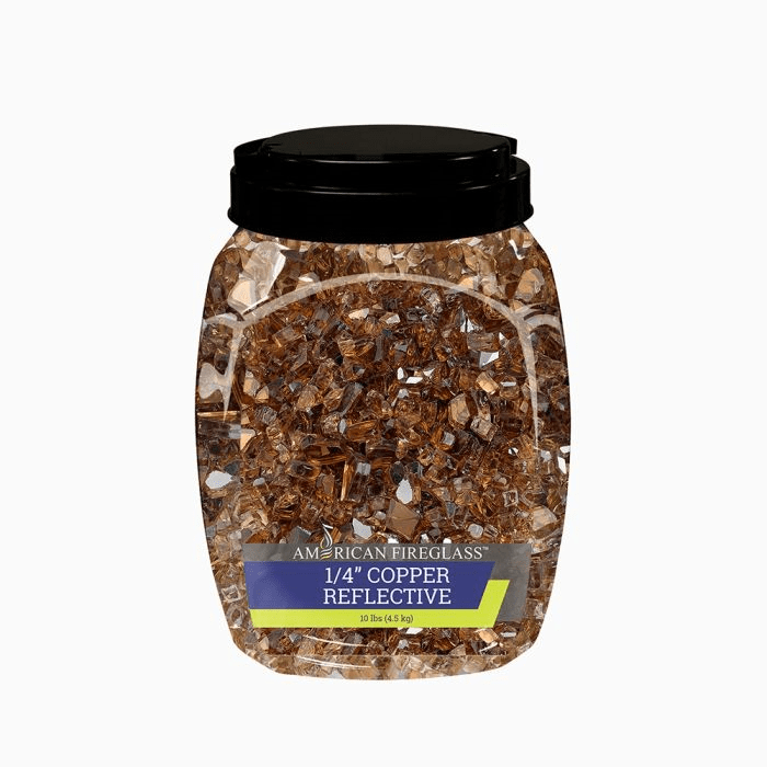 1/4" Reflective Fire Glass 10 lbs