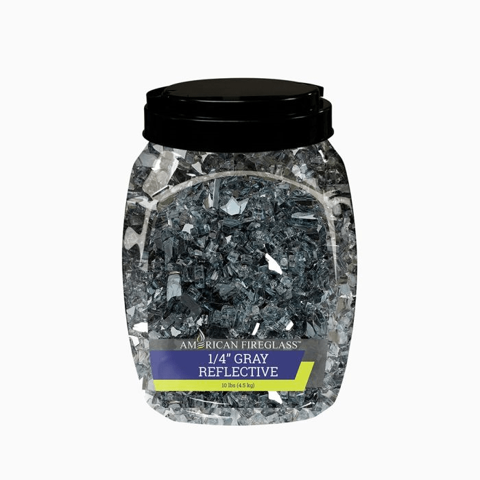 1/4" Reflective Fire Glass 10 lbs
