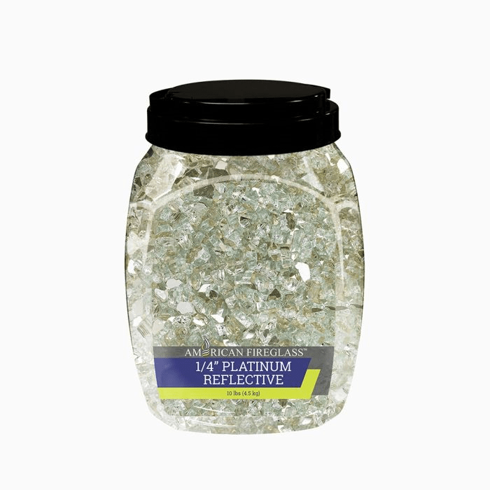 1/4" Reflective Fire Glass 10 lbs
