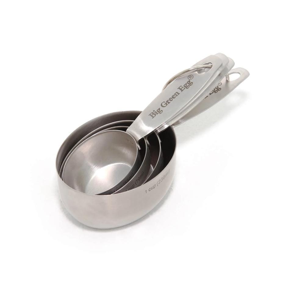Big Green Egg Barbeque Stainless Steel Measuring Cups (Set of 4)
