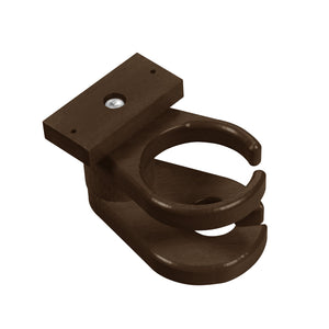 C.R. Plastic Products Furniture Accessories Chocolate-16 A01 Adirondack Cup & Wineglass Holder