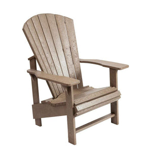 C.R. Plastic Products Furniture - Chairs Beige-07 C03 Upright Adirondack