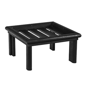 C.R. Plastic Products Furniture - Chairs Black-14 DSO272 Stratford Large Ottoman Frame