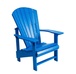 C.R. Plastic Products Furniture - Chairs Blue-03 C03 Upright Adirondack