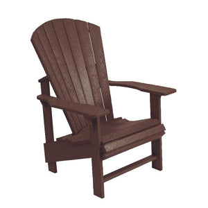 C.R. Plastic Products Furniture - Chairs Chocolate-16 C03 Upright Adirondack