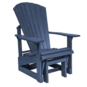 C.R. Plastic Products Furniture - Chairs Navy-20 G01 - Single Glider