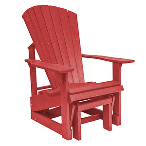 C.R. Plastic Products Furniture - Chairs Red-01 G01 - Single Glider