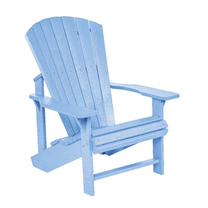 C.R. Plastic Products Furniture - Chairs Sky Blue-12 C01 Classic Adirondack