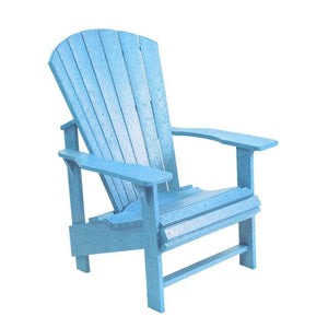 C.R. Plastic Products Furniture - Chairs Sky Blue-12 C03 Upright Adirondack