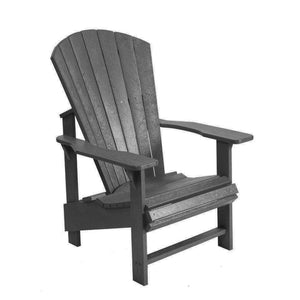 C.R. Plastic Products Furniture - Chairs Slate Grey-18 C03 Upright Adirondack