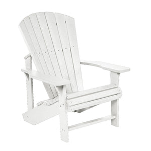 C.R. Plastic Products Furniture - Chairs White-02 C01 Classic Adirondack