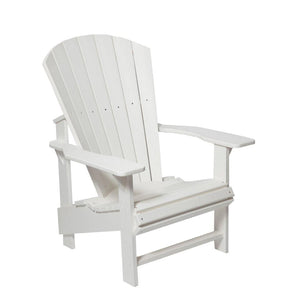 C.R. Plastic Products Furniture - Chairs White-02 C03 Upright Adirondack