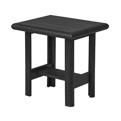 C.R. Plastic Products Furniture - Coffee, End Tables & Ottomans Black-14 DST268 Stratford 19" End Table