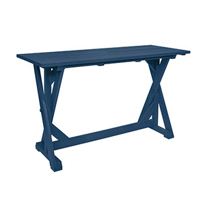 C.R. Plastic Products Furniture - Dining Navy-20 T202 72" Harvest Bar Table
