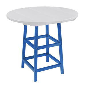C.R. Plastic Products Dining Table Blue-03 TB03 40" Pub Table Legs