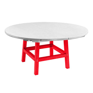 C.R. Plastic Products Coffee Table Red-01 TB01 17" Cocktail Legs