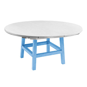 C.R. Plastic Products Coffee Table Sky Blue-12 TB01 17" Cocktail Legs
