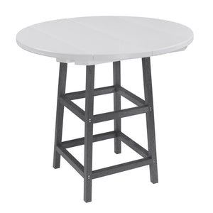 C.R. Plastic Products Dining Table Slate Grey-18 TB03 40" Pub Table Legs