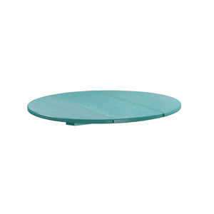 C.R. Plastic Products Dining Table Turquoise-09 TT03 32" Round Table Top