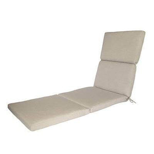 C.R. Plastic Products Sunbrella Outdoor Cushions Canvas Granite LP02 Modern Lounge Pad