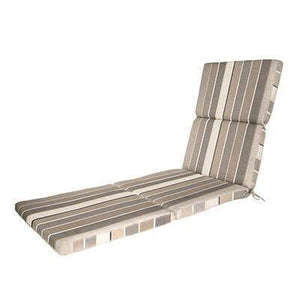 C.R. Plastic Products Sunbrella Outdoor Cushions Milano Char LP02 Modern Lounge Pad