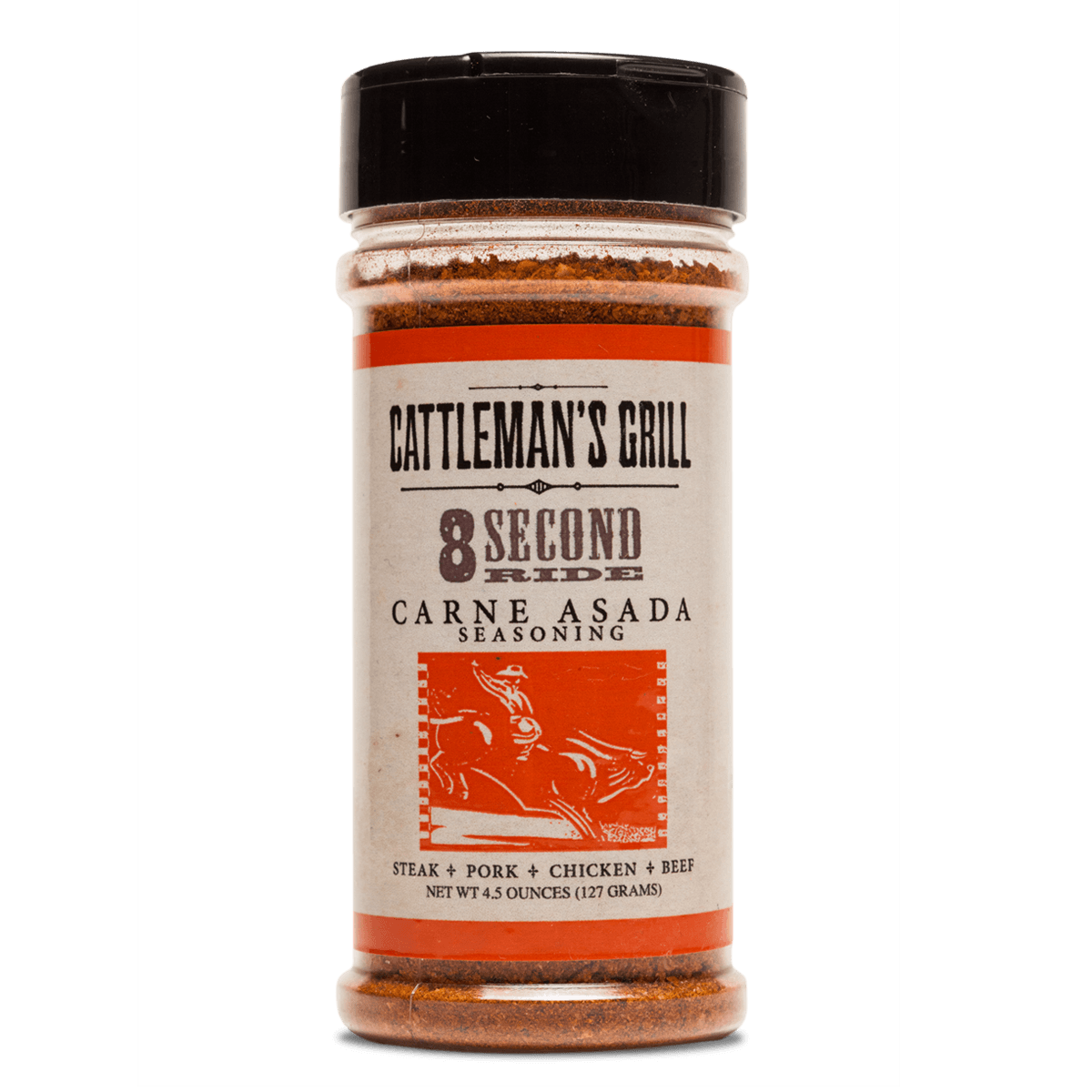 Cattleman's Grill Rubs, Sauces & Brines Cattleman's Grill Carne Asada 8 Second Ride Rub