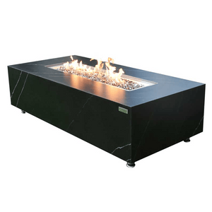 Elementi Heaters & Fire Tables Elementi Varna - Porcelain Fire Table (Black) NG