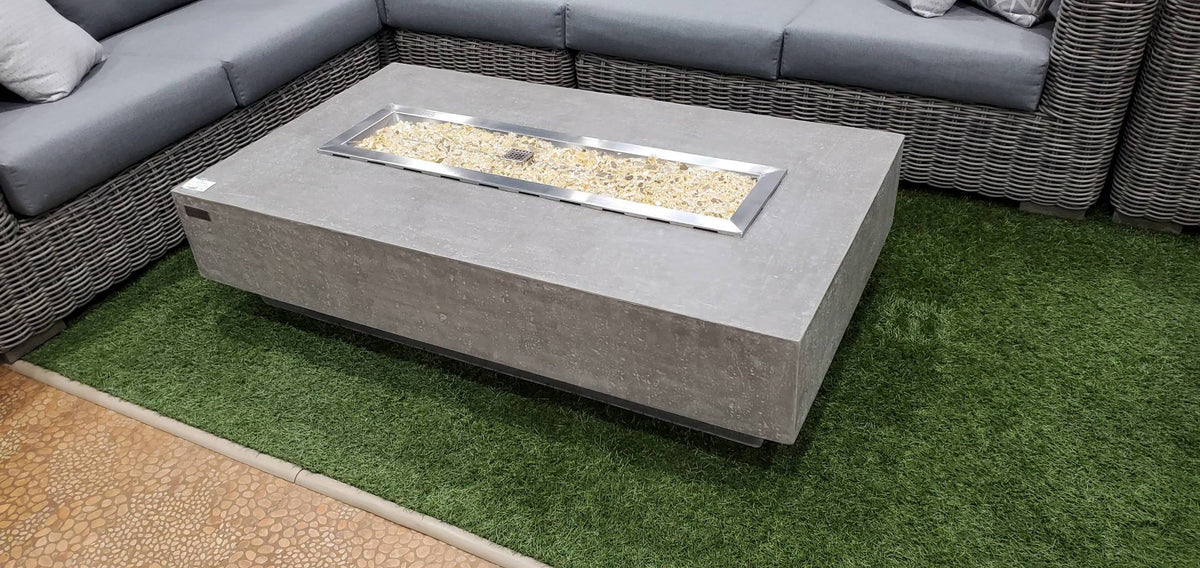 Elementi Heaters & Fire Tables Urban 56"x 32" Rectangular Burner Hampton (LP)